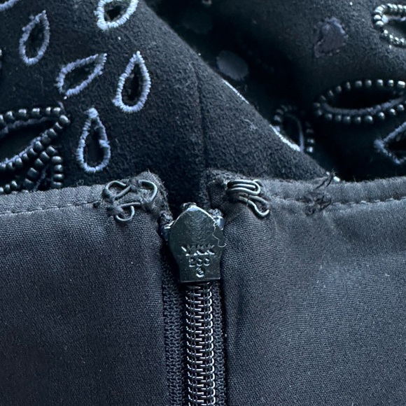 Club Monaco Black Beaded Mini Skirt - Picture 8 of 8